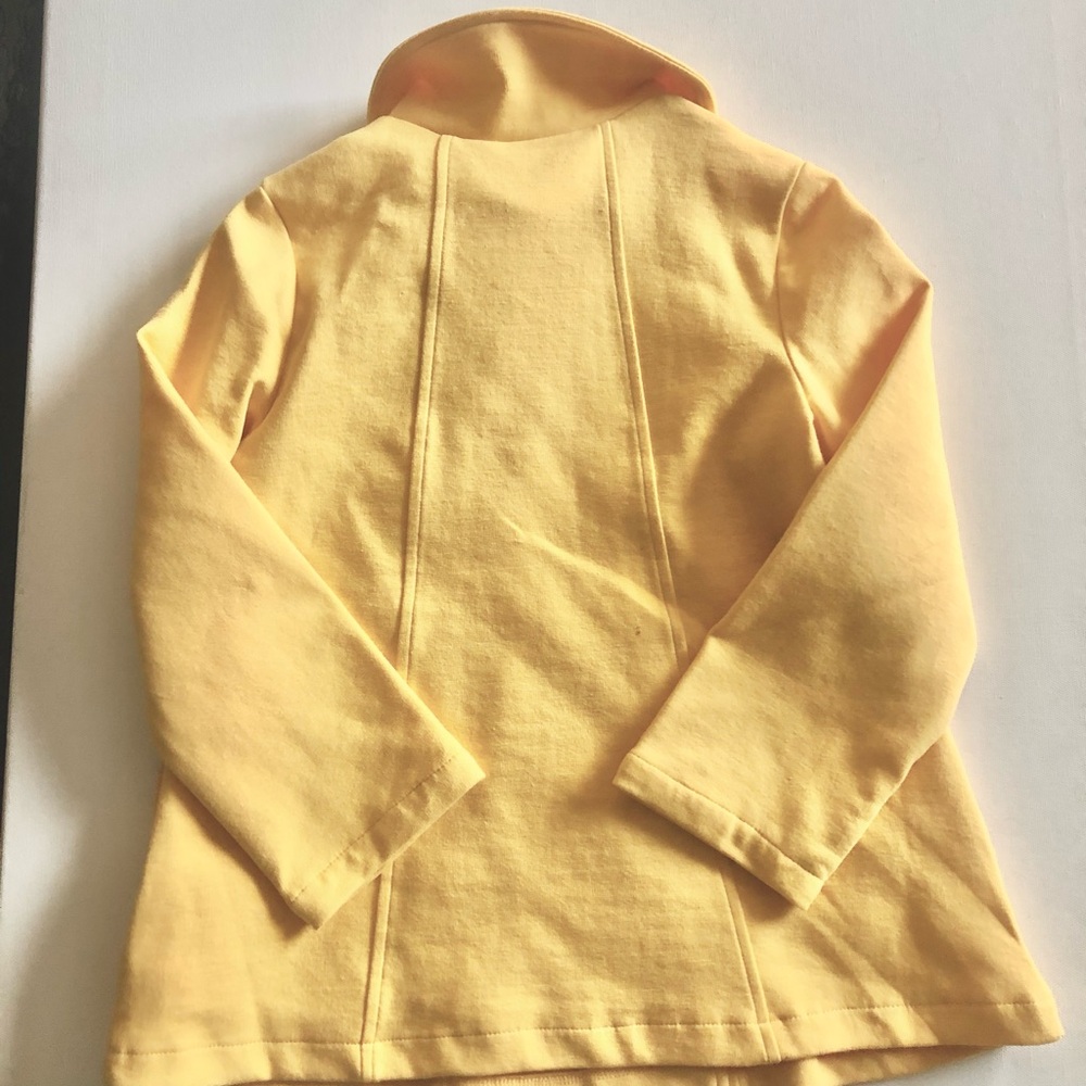 Gymboree Yellow Ruffled Pea Coat - Picture 3 of 3